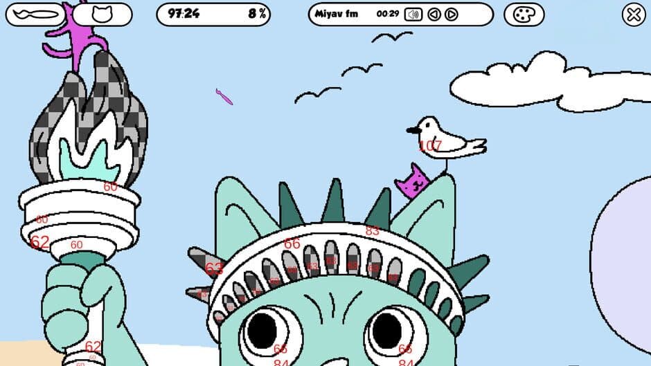 100 Cats Lost in Usa Find & Color screenshot 2