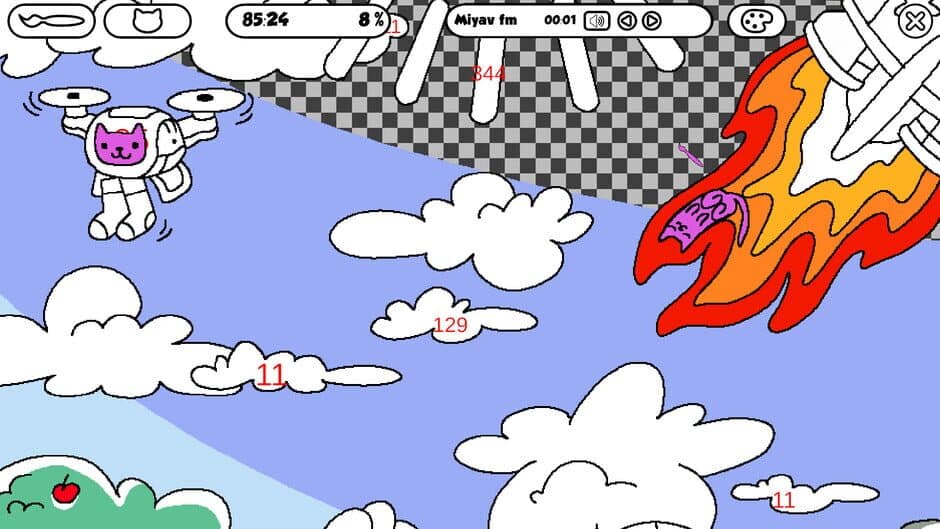 100 Cats Lost in England Find & Color screenshot 2