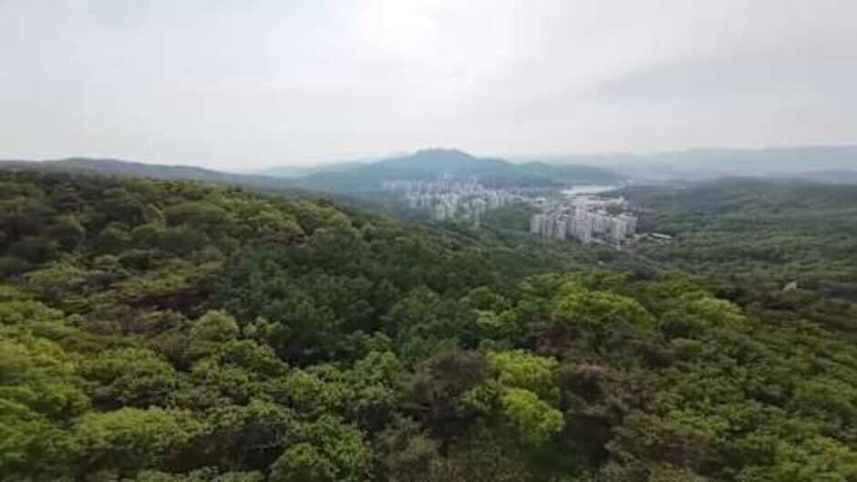 Korean Drone Flying Tour Baegun Lake
