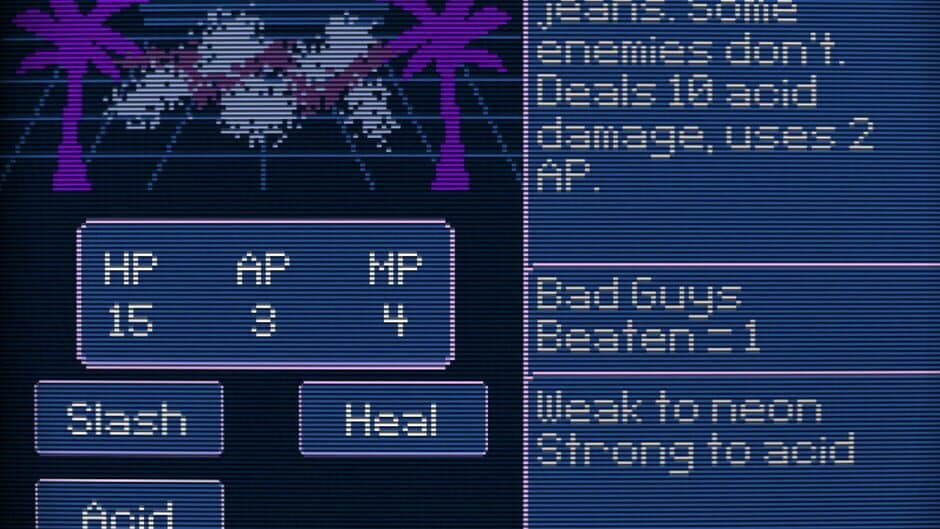 Vaporwave Battler screenshot 3
