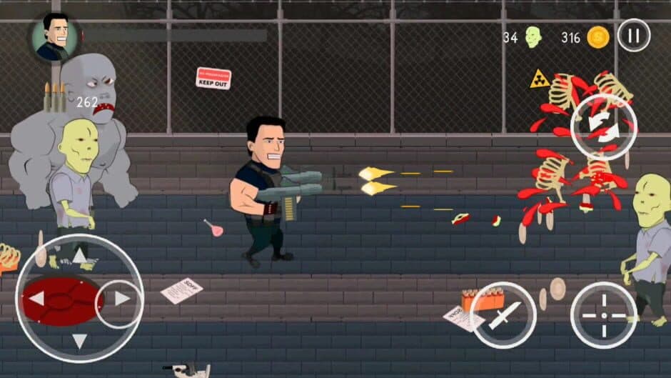 Guns and Blood: 2D Zombie Shooter