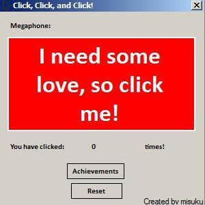 Click, Click, and Click!