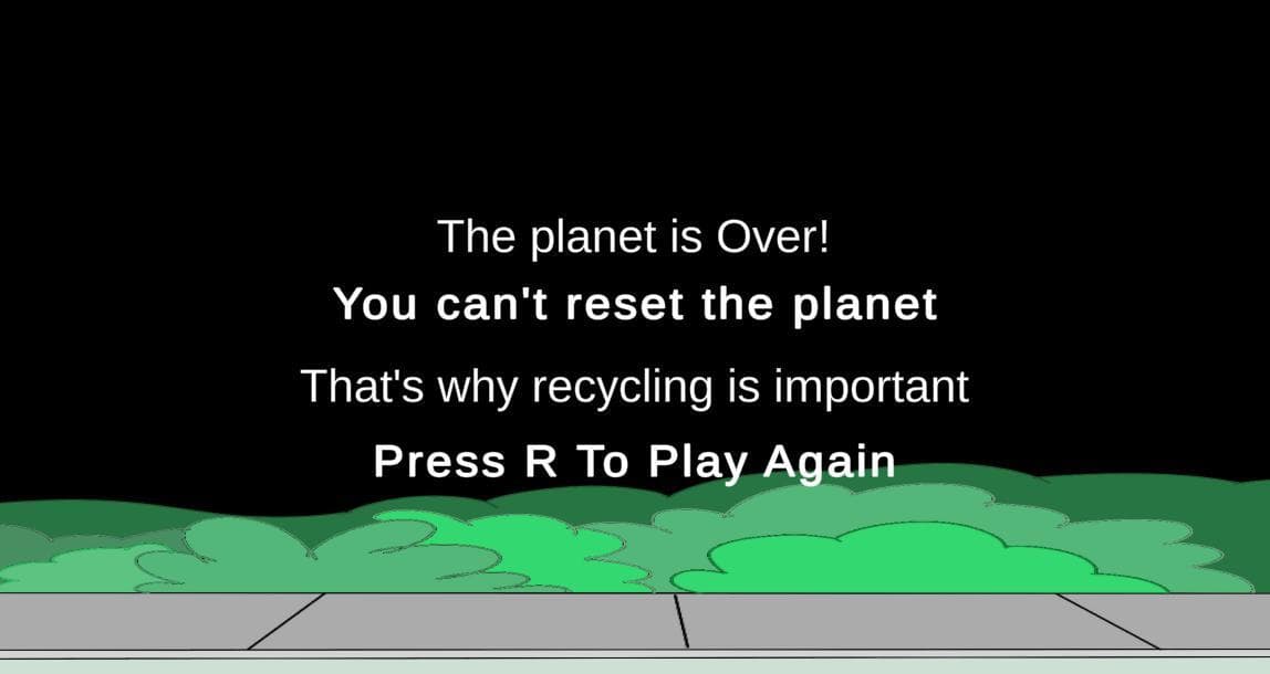 Cant reset the planet