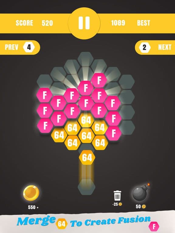 Hex Merge -Fuse & Lapse it up