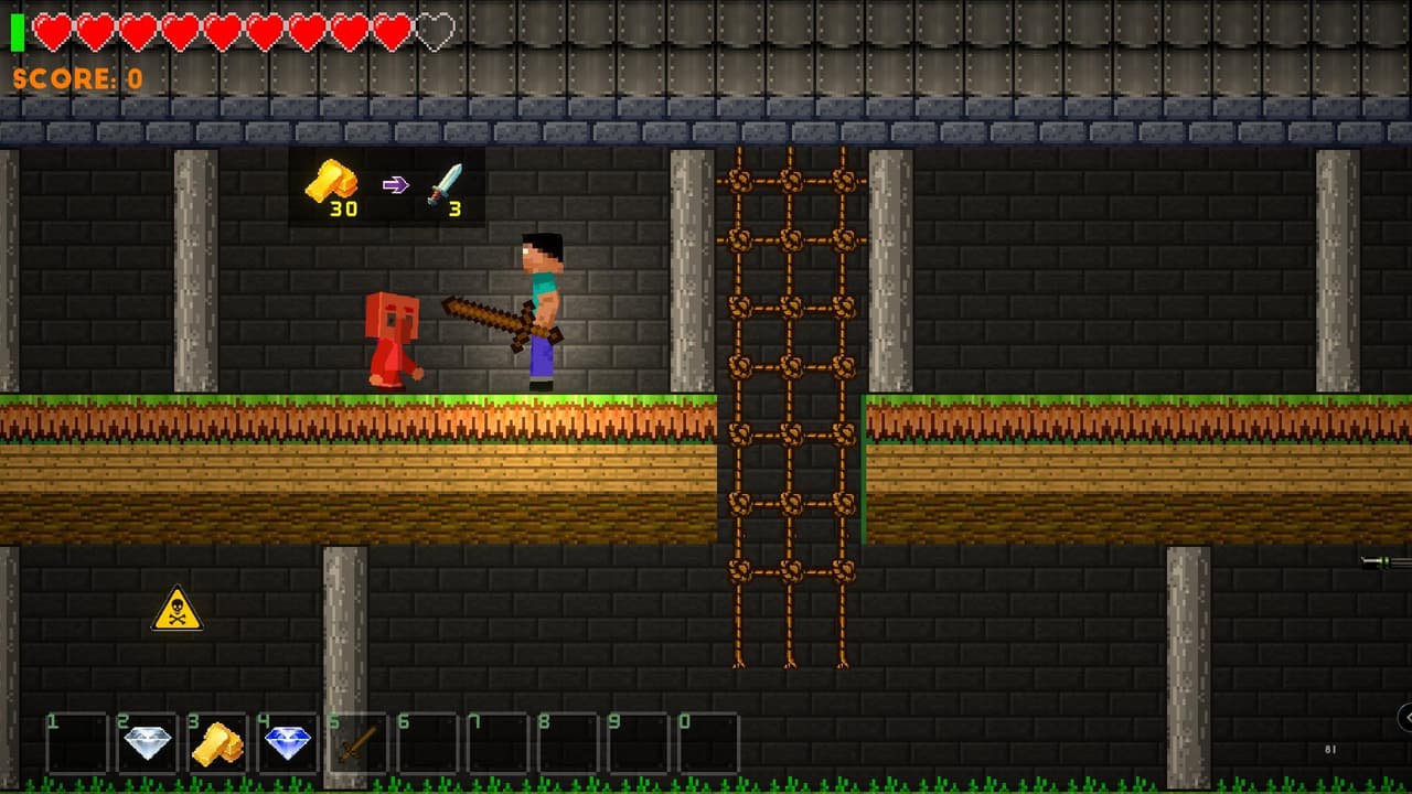 Noob vs Zombies - Forest biome screenshot 5