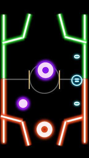 Finger Glow Hockey screenshot 2