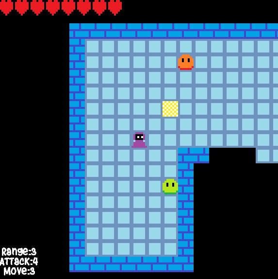A guy killing random slimes in a dungeon screenshot 2