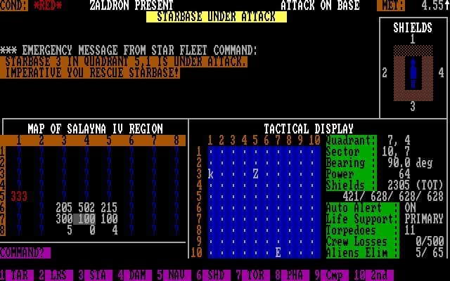 Star Fleet I: The War Begins screenshot 2