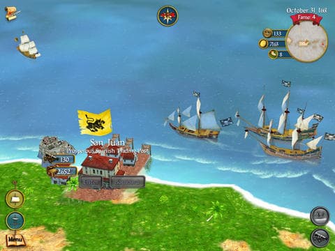 Sid Meiers Pirates! for iPad screenshot 2
