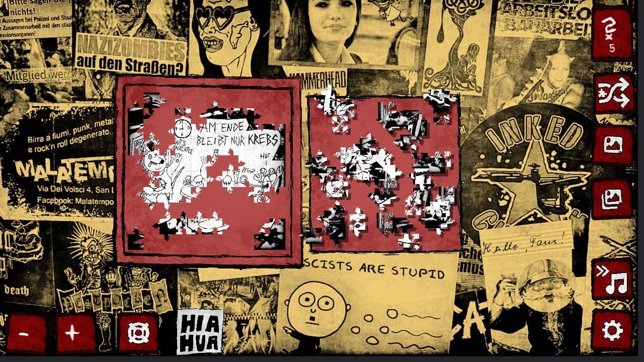 Nachkriegsratten Punk-Rock Puzzle screenshot 2