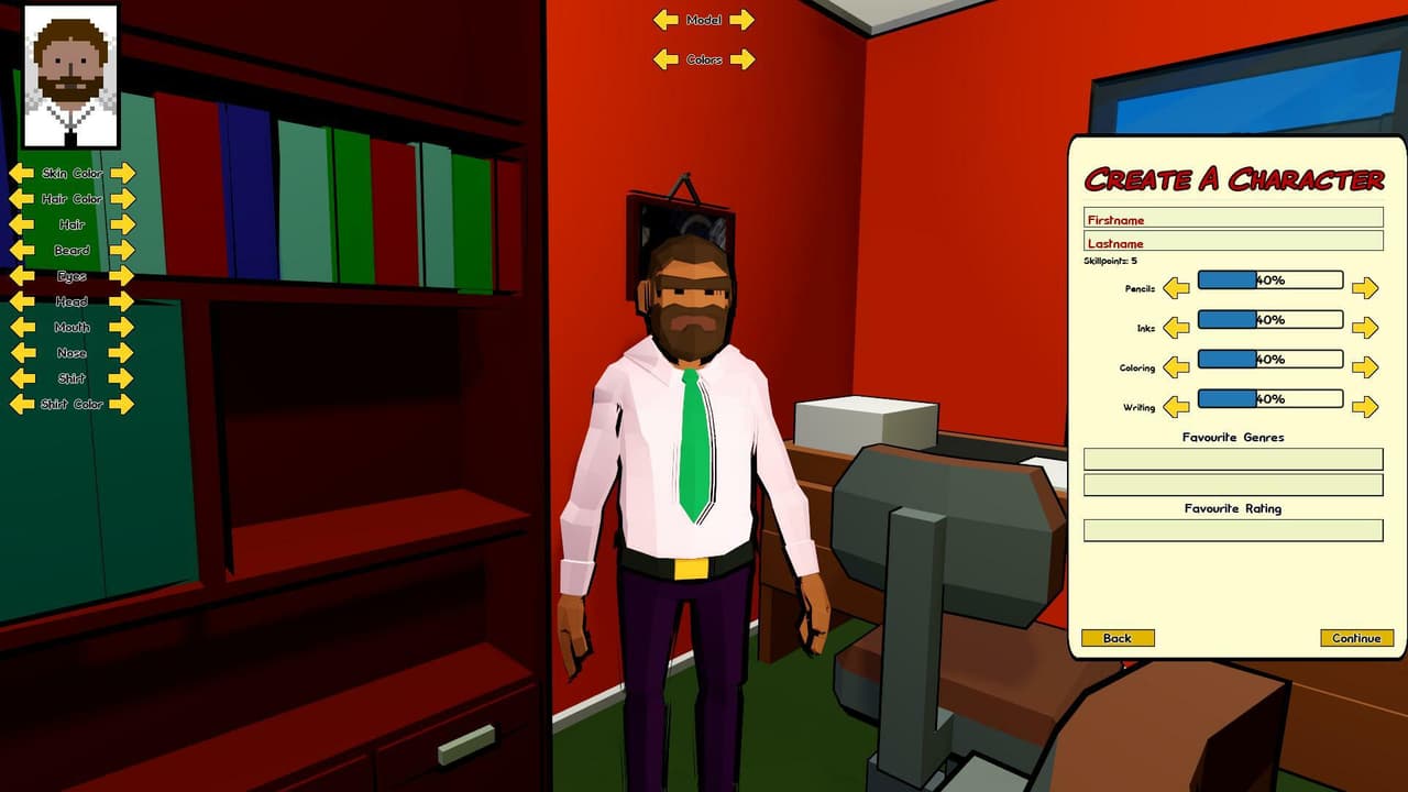 Comic Company Manager (itch) screenshot 5