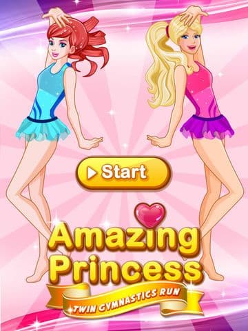 Amazing Princess Gymnastics Twins Run screenshot 2