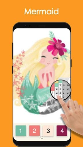 Pixel Art: Color by Number Sandbox Coloring Game screenshot 4