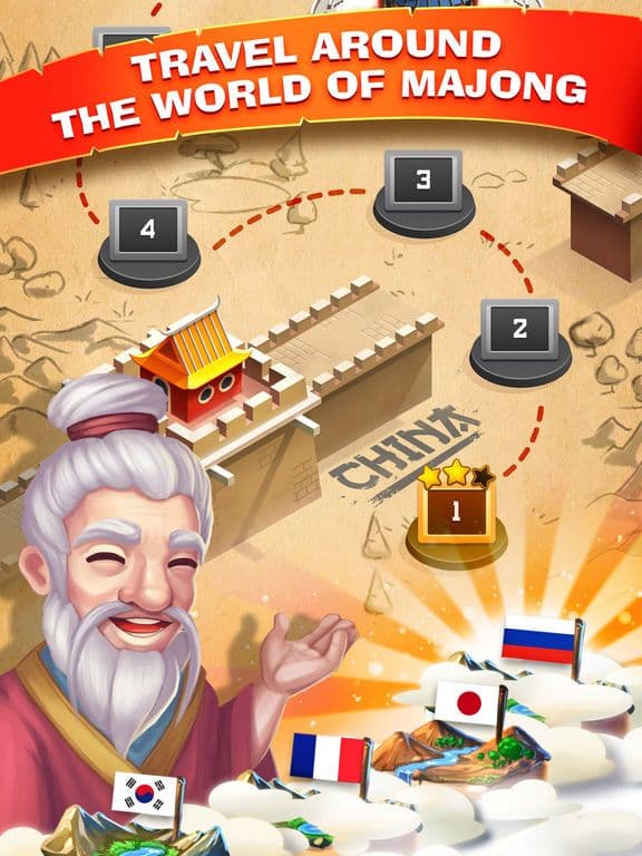 Majong Classic: Oriental Tiles screenshot 2