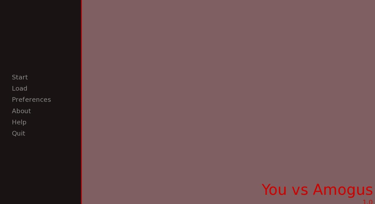 You vs amogus screenshot 2