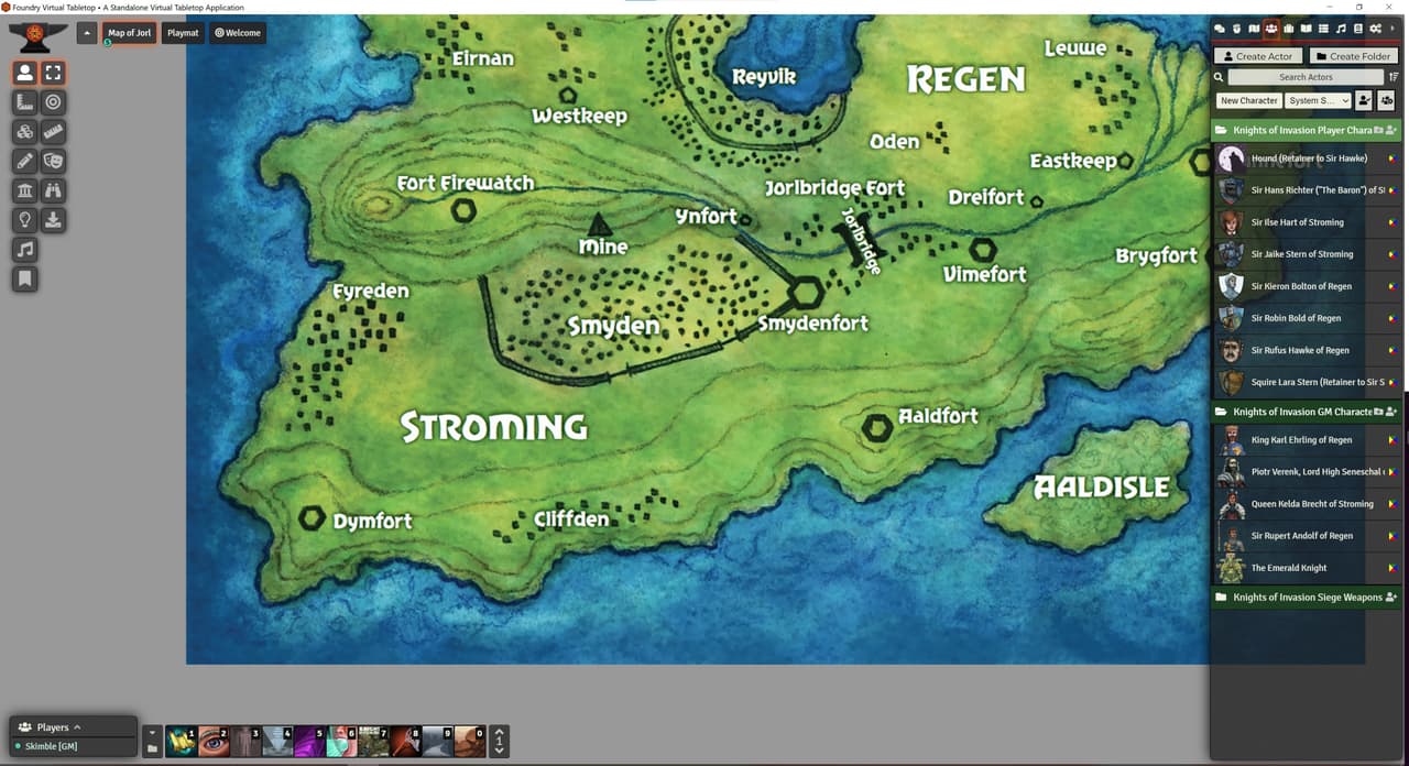 Knights of Invasion • Foundry VTT Access screenshot 3