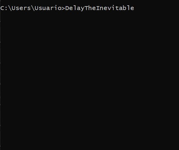 DelayTheInevitable screenshot 3