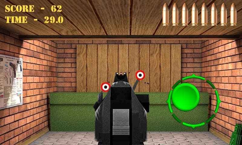 Pistol shooting at the target. Weapon simulator. screenshot 3