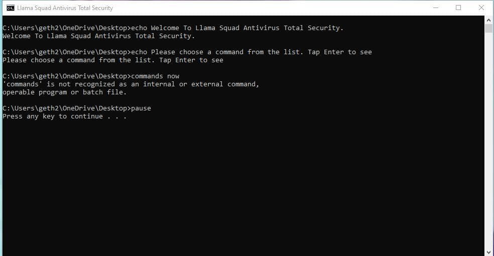 Llama Squad Antivirus screenshot 2