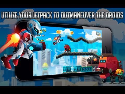 Droid Warfare Man: Jetpack Resistance Enforcement Division screenshot 5