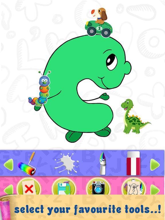 Kids Coloring Book For Alphabets