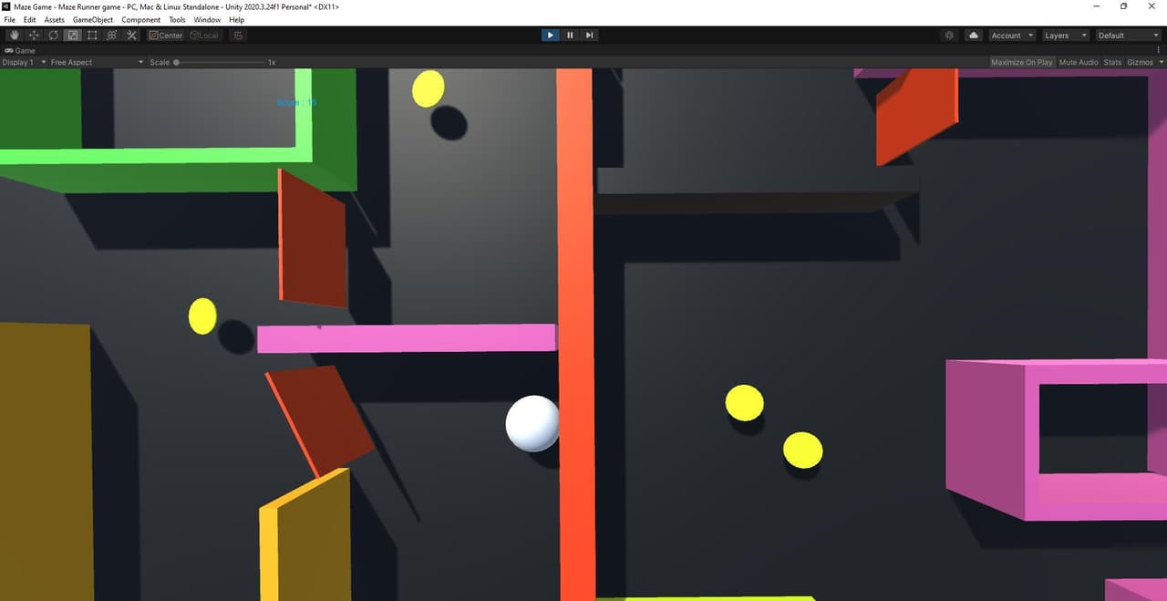 Maze Game (itch) (Aditya Mishra) screenshot 2