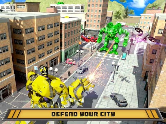 Robot War Car Transformation screenshot 2