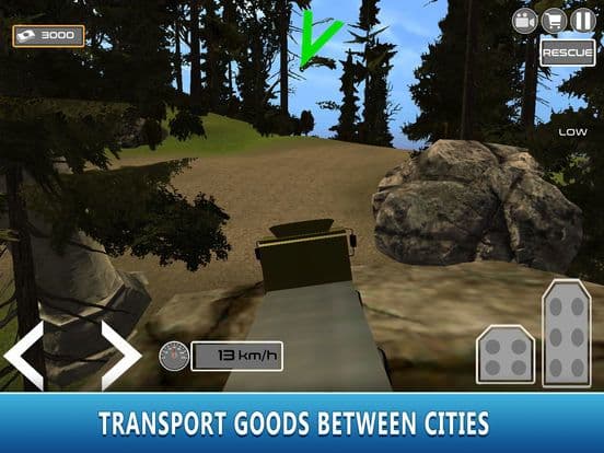 Semi Truck 4x4 Off-road Race Simulator Full screenshot 3