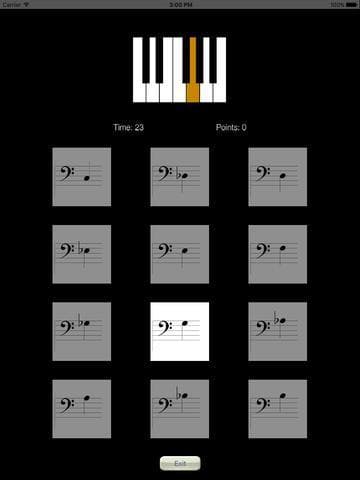 Sheet Music Trainer Piano Bass screenshot 3