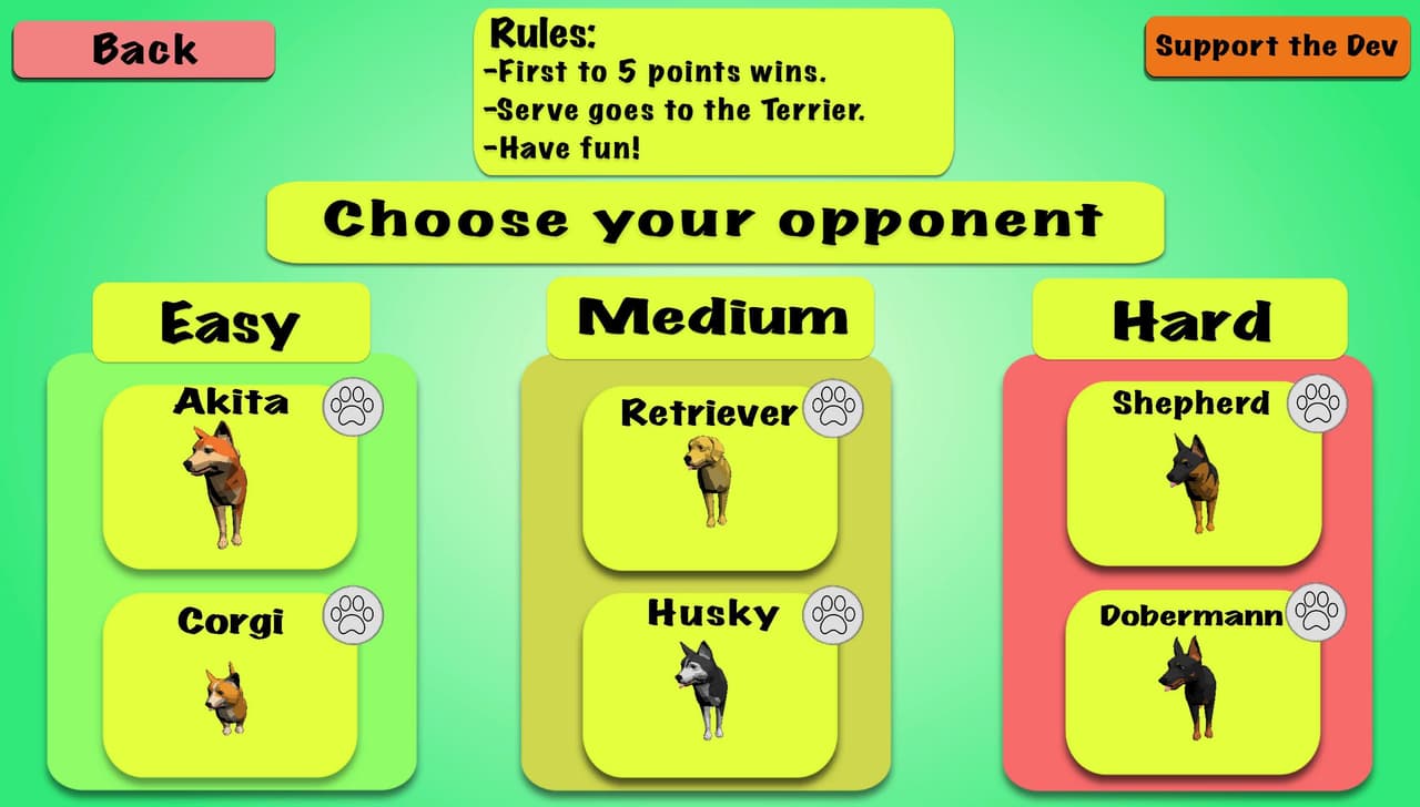 Terrier Tennis screenshot 2