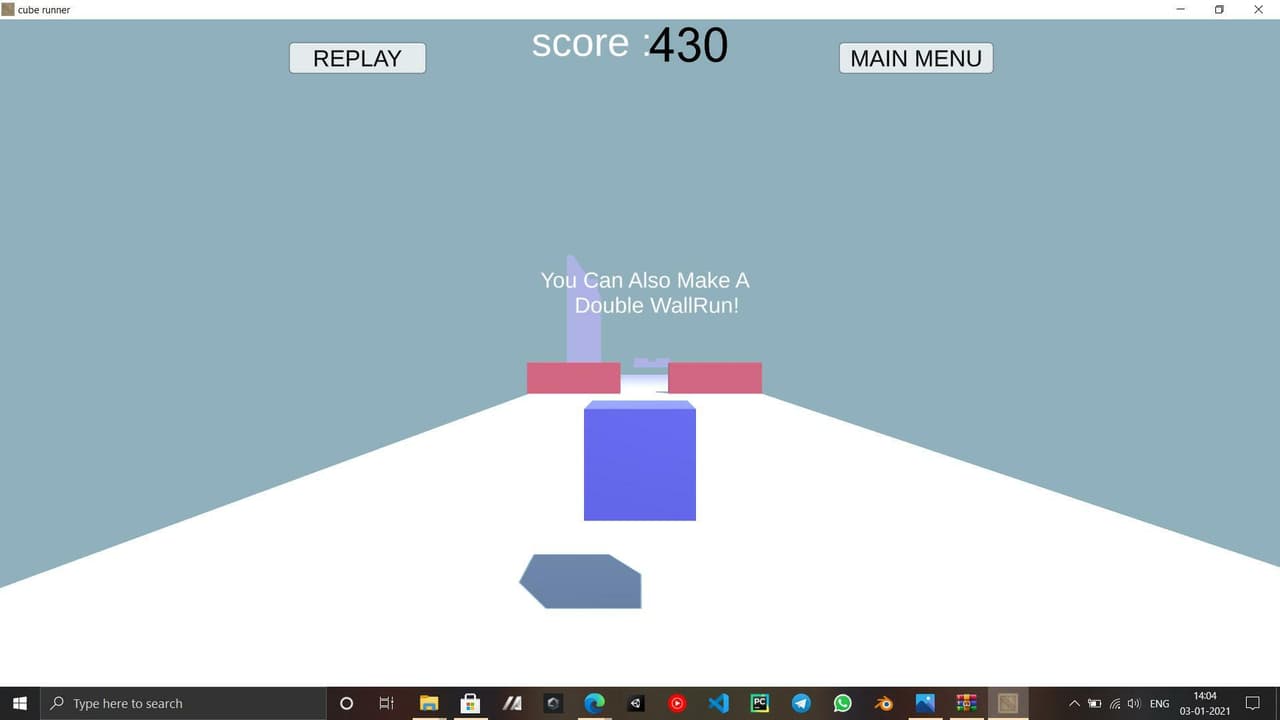cube runner (itch) (vikky make games) screenshot 4