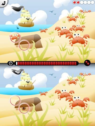 My First Find the Differences Game: Pirates - Free App for Kids and Toddlers - Games and Apps for Kid, Toddler screenshot 4