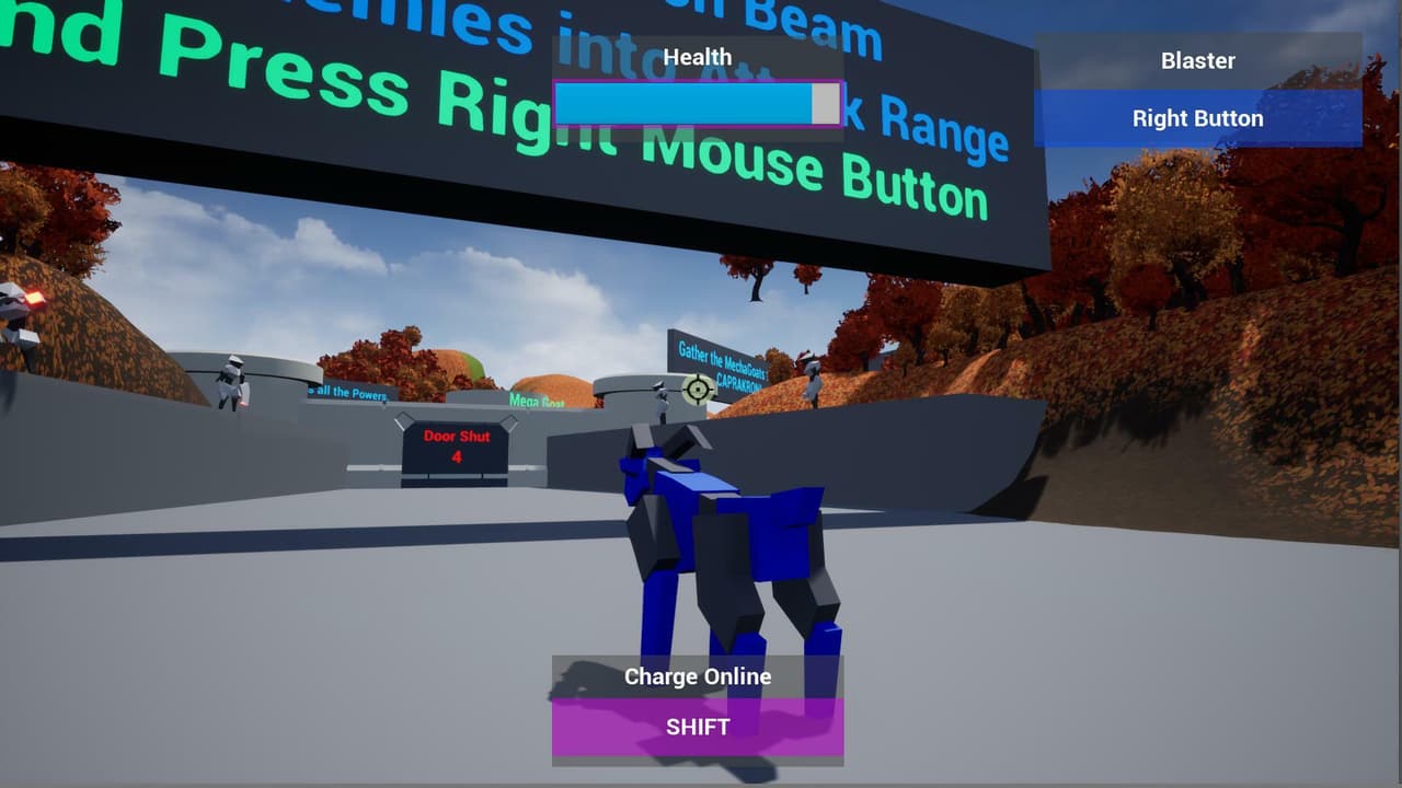 Mecha Mountain Goat Ranger Force Charge! screenshot 2