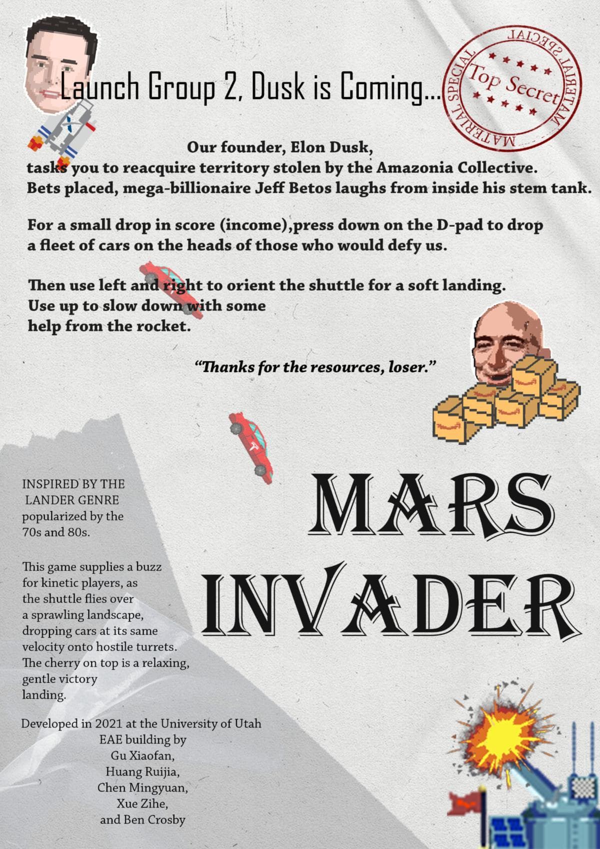 MarsInvader screenshot 2