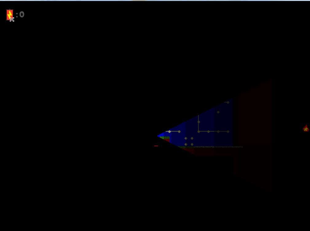 Cave torch and black screen for ludum dare 39