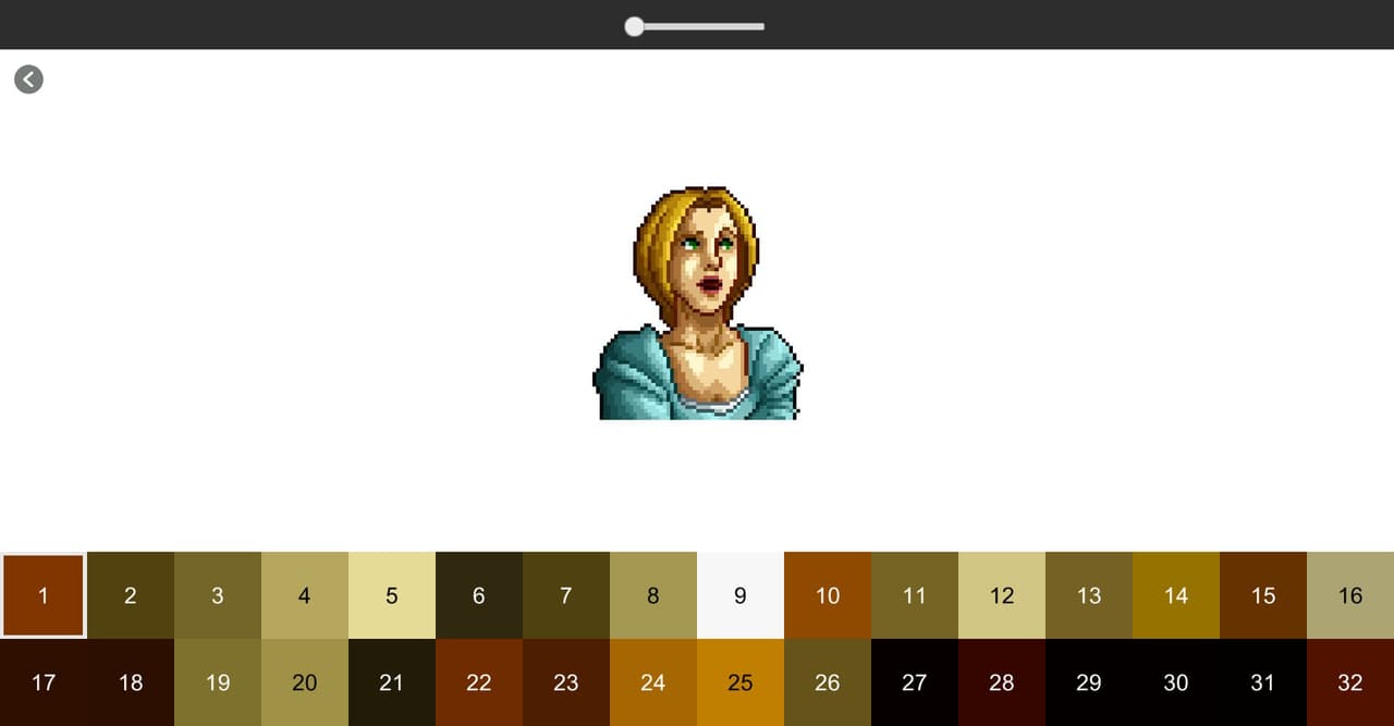 Color by Number - Medieval Portrait (itch)
