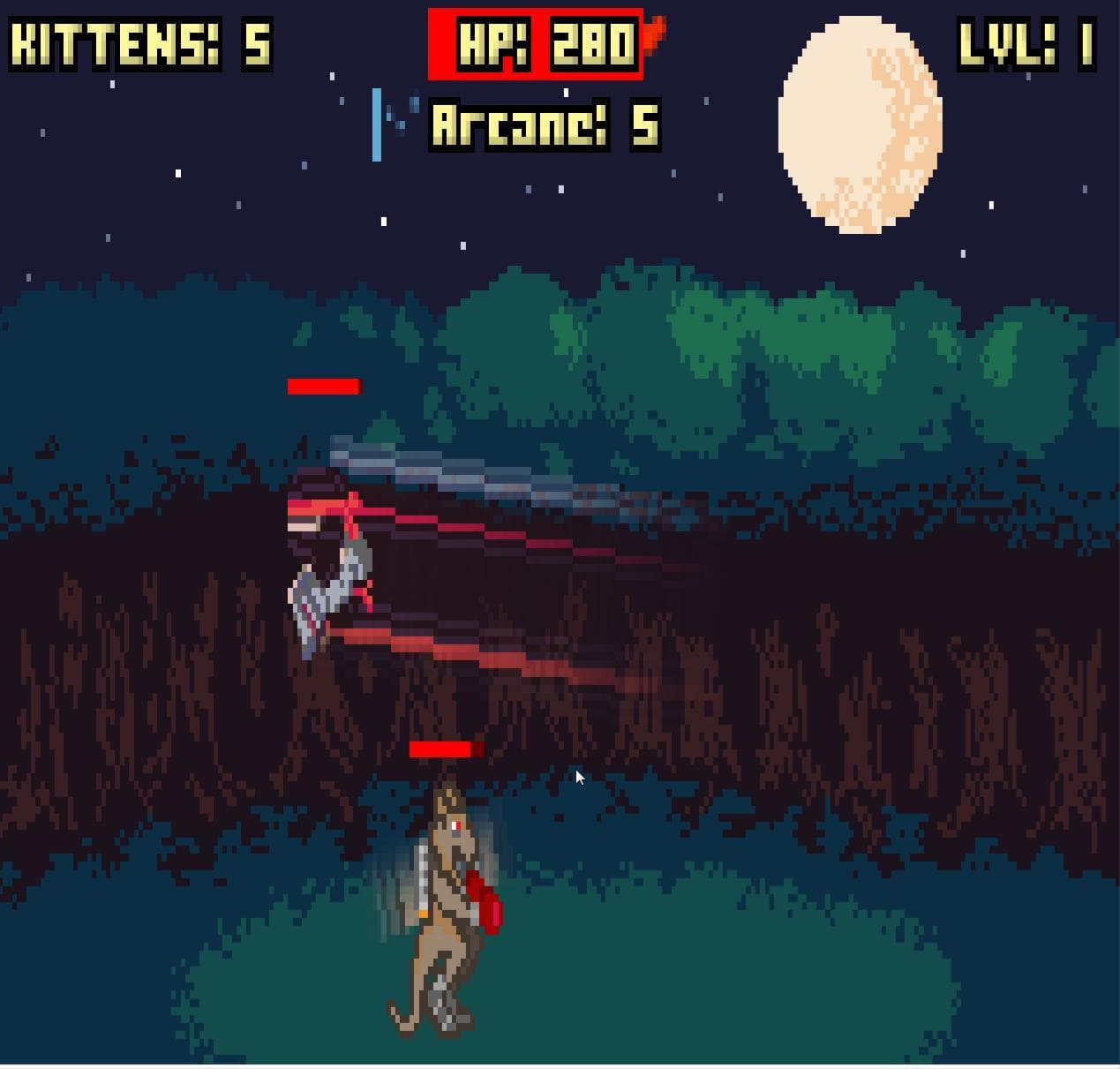 Arcaninjadroid: Kitty Catastrophe screenshot 2
