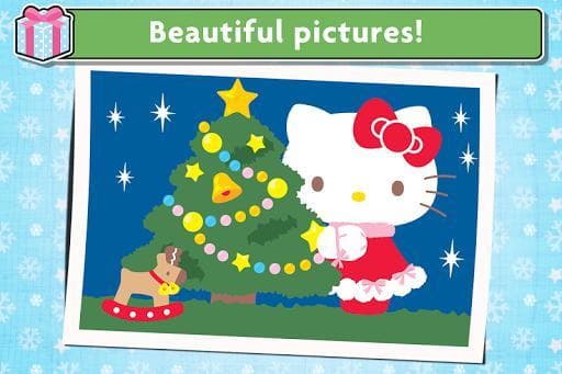 Hello Kitty Christmas Puzzles - Games for Kids 🎄 screenshot 3
