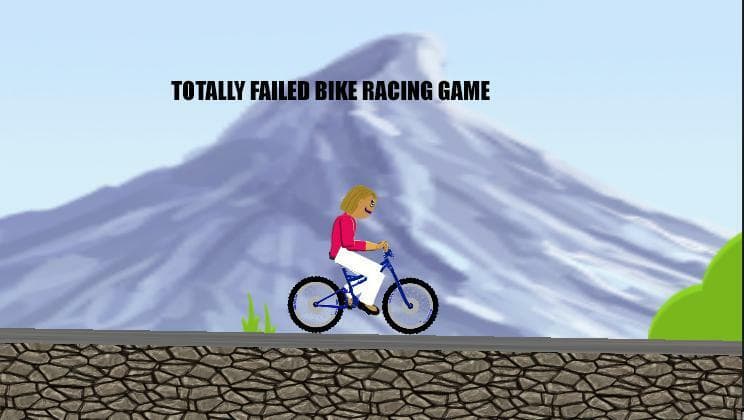 TOTALLY FAILED BIKE RACING GAME