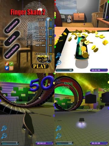 Finger Skate 2 screenshot 2
