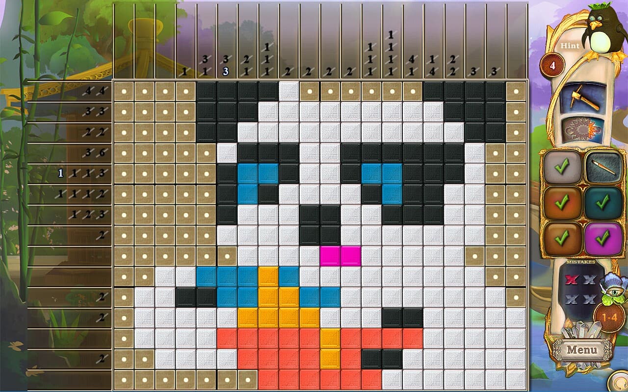 Fantasy Mosaics 34: Zen Garden screenshot 3