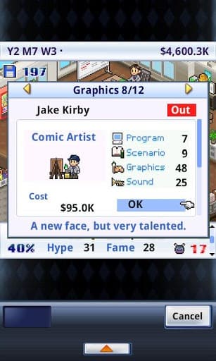 Game Dev Story Lite screenshot 3