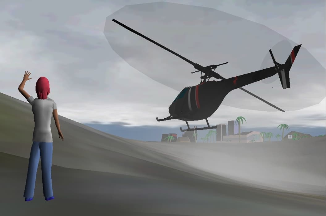 Rescue helicopter game screenshot 2