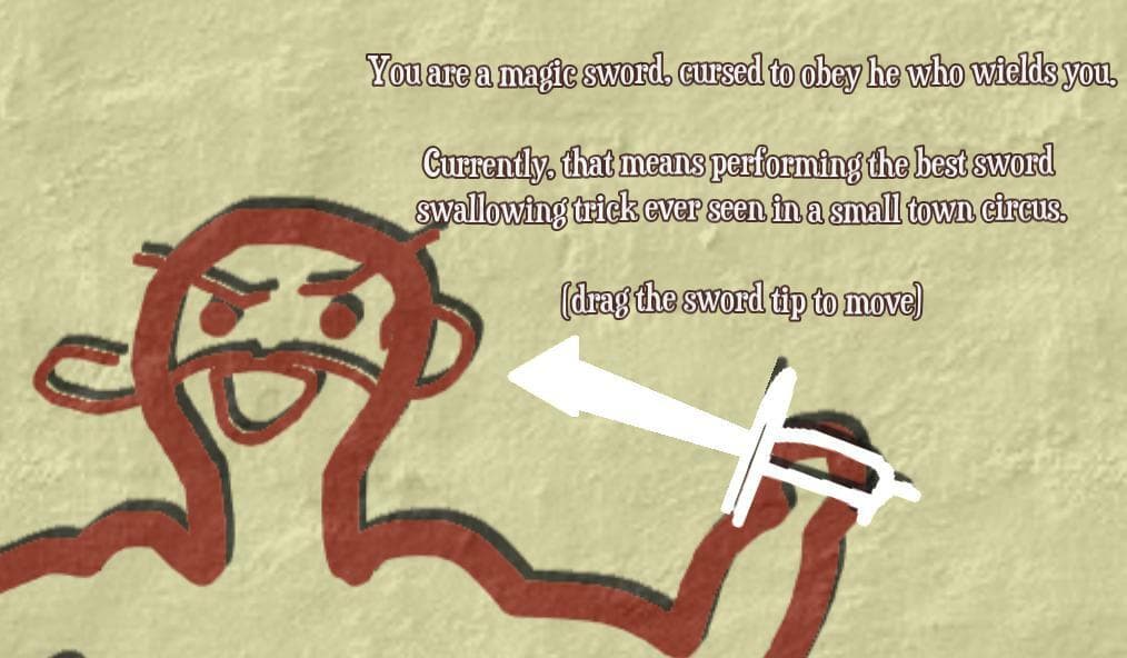 Magic sword swallowing screenshot 2
