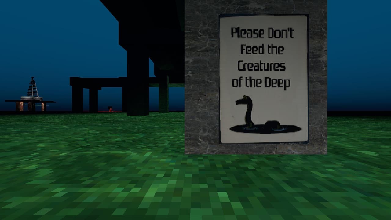 Please Dont Feed the Creatures of the Deep