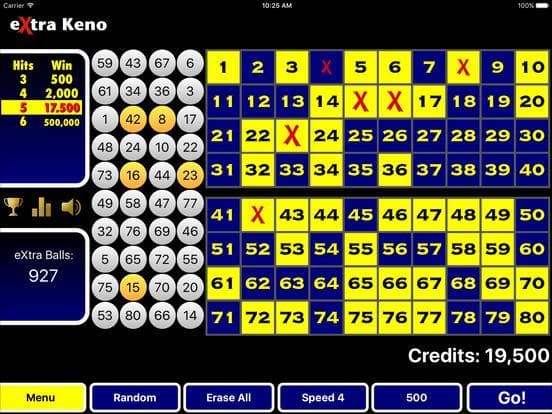 eXtra Keno screenshot 3