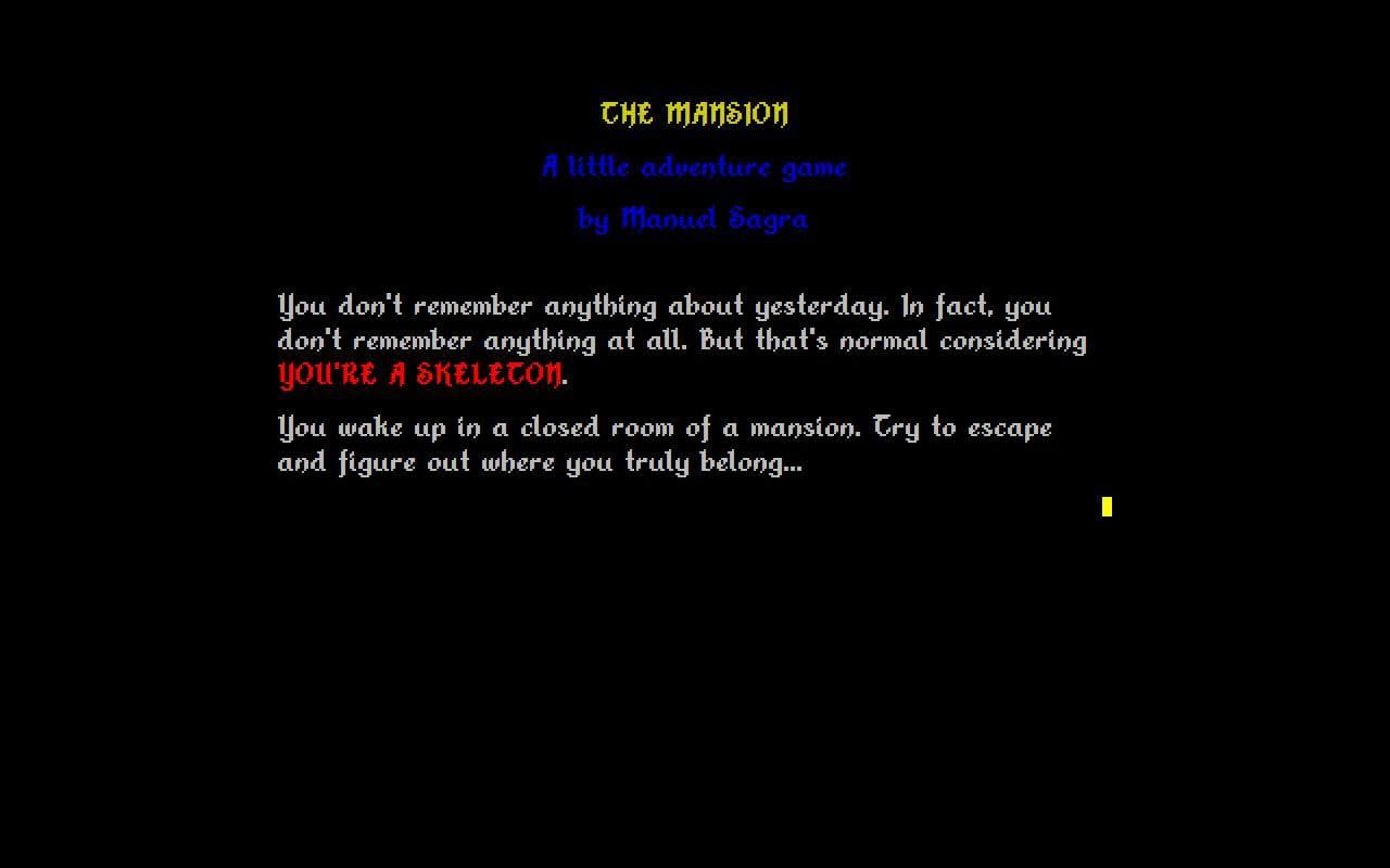 The Mansion (itch) (Manuel Sagra) screenshot 2