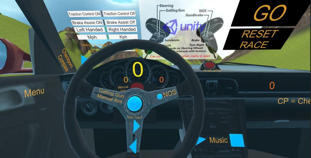 WreckRace Reloaded | VR Racing Shooter screenshot 2