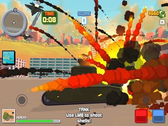 Shooting Tank Attack Game