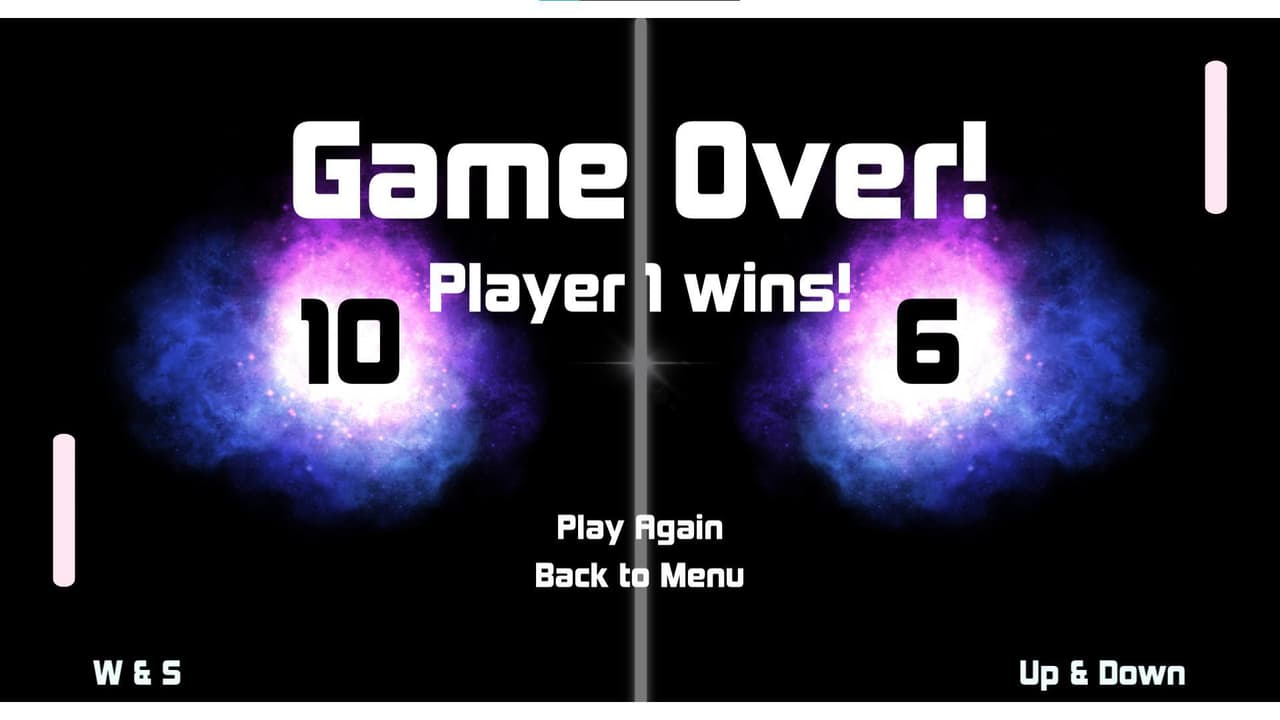Galaxy Pong! - KIT109-Pong - Assignment 1 screenshot 3